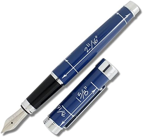 ปากกาน้ำพุ ACME PCB01F, สีน้ำเงินพิมพ์