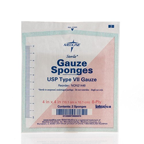 Medline Gauze Sponge 8 Ply, 1200 นับ