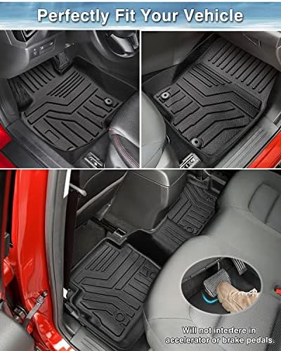 เสื่อปูพื้นพอดีแบบกำหนดเองสำหรับ 2017-2023 Mazda CX-5 CX5 ชั้น liners ทุกสภาพอากาศ 5d ป้องกันปิดประตูธรณีประตูที่ทนทาน