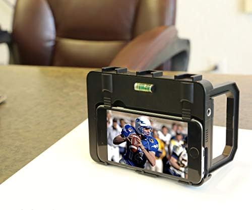 Megamount Multimedia Case Case Video Stabilizer สำหรับ Apple iPhone 8 และ 7 ติดตั้งเลนส์ไฟไมโครโฟนได้อย่างง่ายดาย