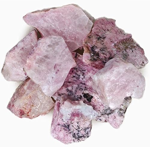 วัสดุอัญมณีที่ถูกสะกดจิต: 3 lbs หายากสีชมพู petalite จากนามิเบีย - หินธรรมชาติดิบและคริสตัลขรุขระสำหรับ cabbing,