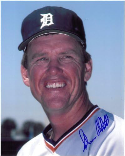 Glenn Abbott ลายเซ็น Detroit Tigers 8x10 Photo 1